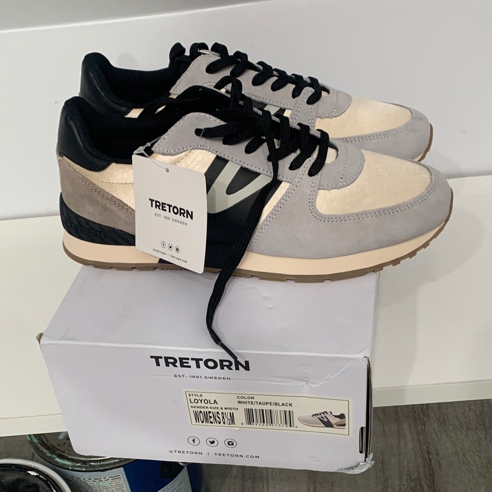 Tretorn Women’s  Loyola Sneakers - White and Black
